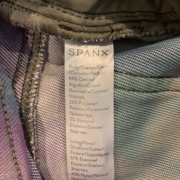 Rainbow Tie-dye Spanx jeggings - Picture 3 of 3